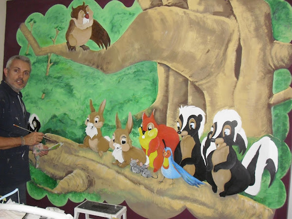 Mural Animales del Bosque