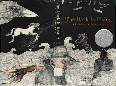 Cover and back cover of The Dark Is Rising