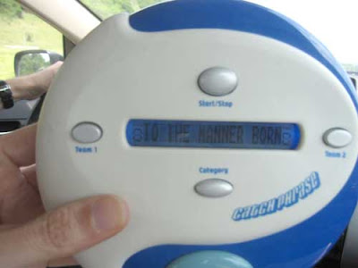 Photo of a Catch Phrase game device