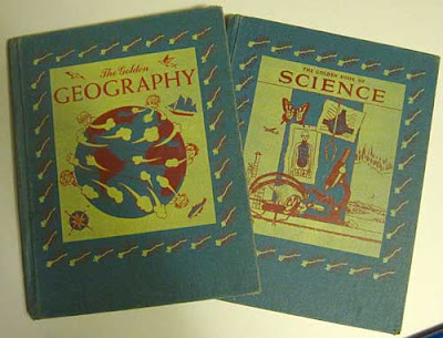 covers of The Golden Geography and Golden Science