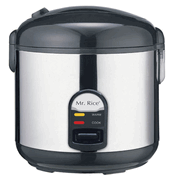 10 Cups Rice Cooker with Stainless Body $88.00