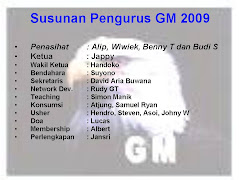 Susunan Pengurus GM 2009