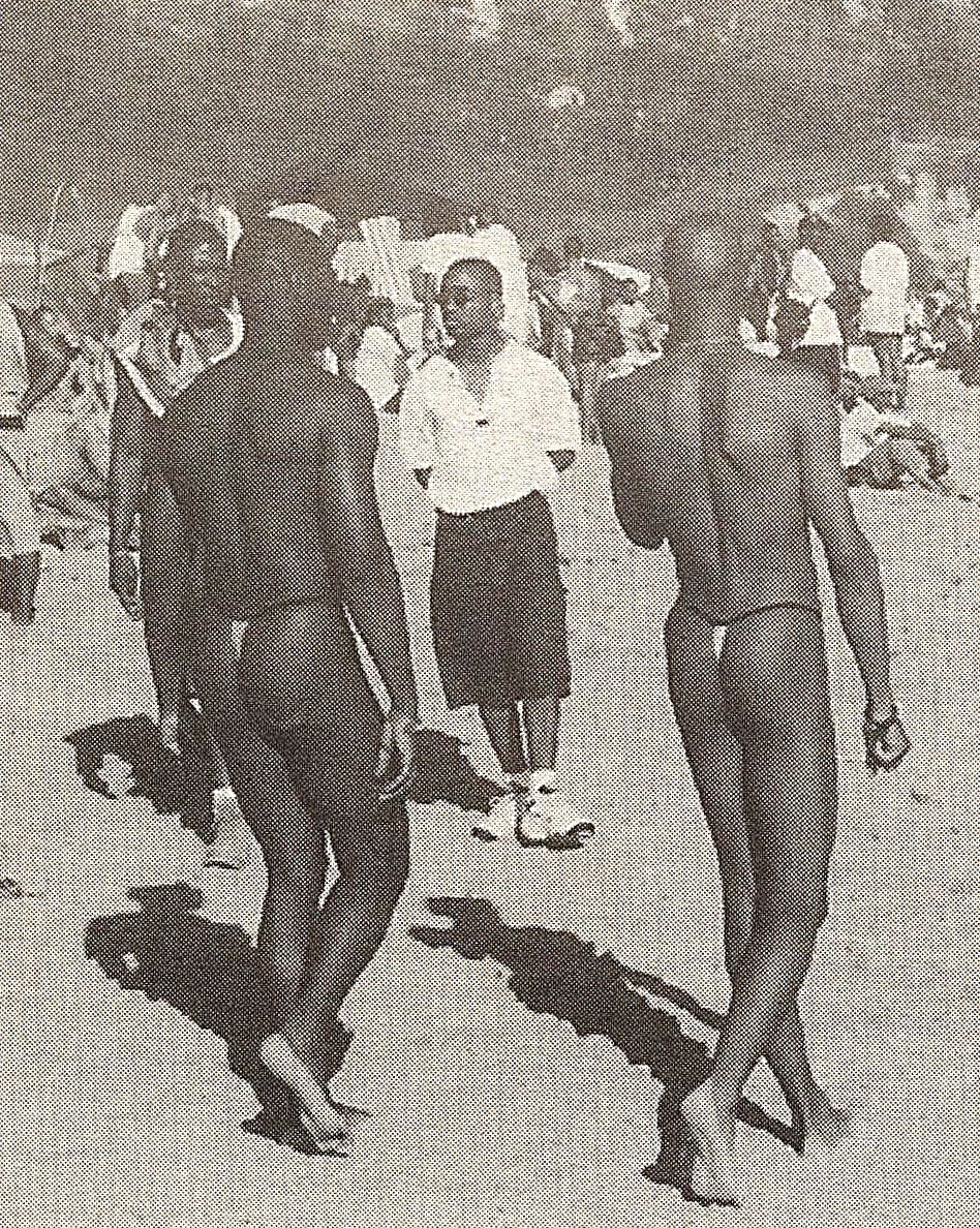 ... at the beach in Malibu and published it in the gay magazine, Frontier. ... at the beach in Malibu and published it in the gay magazine, Frontier.