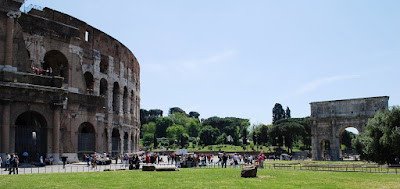 Colosseum and Trajan's Arch