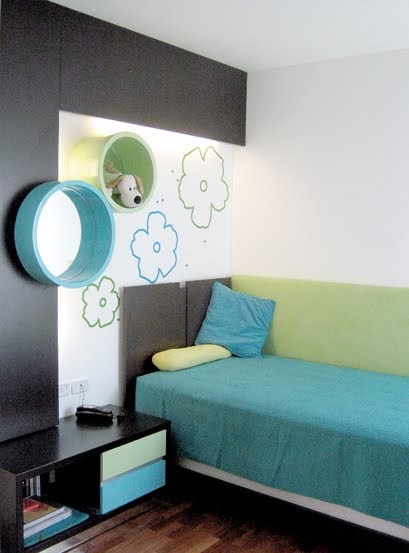 Fotos y Diseño de Dormitorios: Todos los estilos: Dormitorio turquesa y