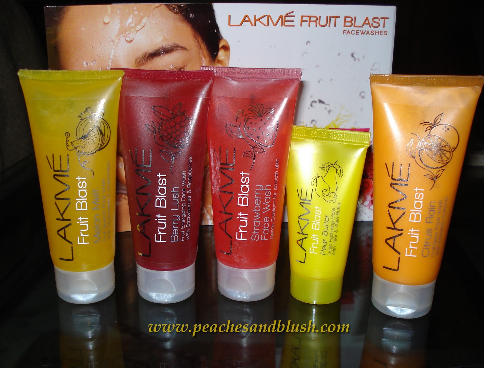 Lakme Fruit Blast Face Wash Melon Melt, Berry Lush & Citrus Rain