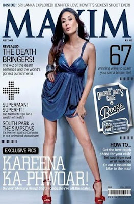 Kareena Kapoor in Blue Skirt