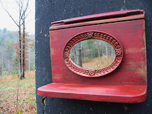 Rustic Red Shelf by Turtles Creek