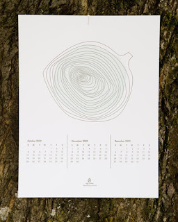 egg press seasonal letterpress calendar | simple pretty