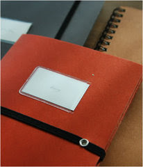 o-check design banded notebook | simple pretty