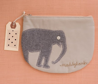 made by hank elephant zipper pouch | simple pretty