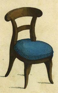 john derian blue chair notecard | simple pretty