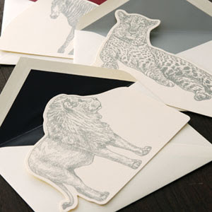 winged wheel animal die-cut notecards | simple pretty