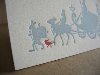 papered together 'animal parade' card | simple pretty