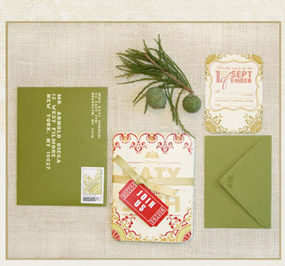 lulu paper wedding invitation | simple pretty