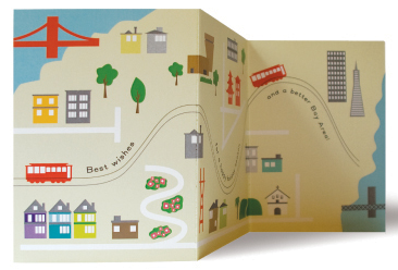 tipping point san francisco holiday cards | simple pretty