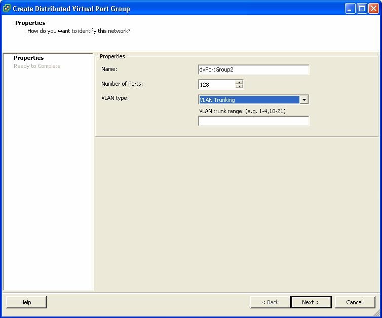 Virtual Infrastructure Tips VMware VLAN trunking / grouping in
