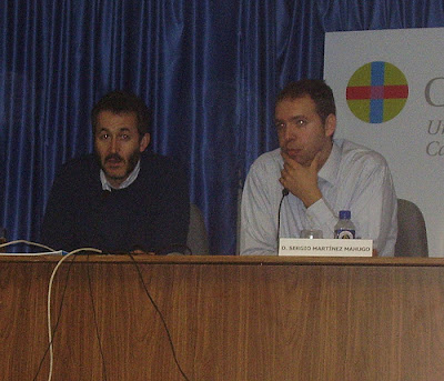 Gumersindo Lafuente y Sergio Martínez en el CEU