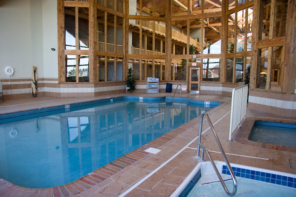 Our Pool area at the Bozeman C'Mon Inn