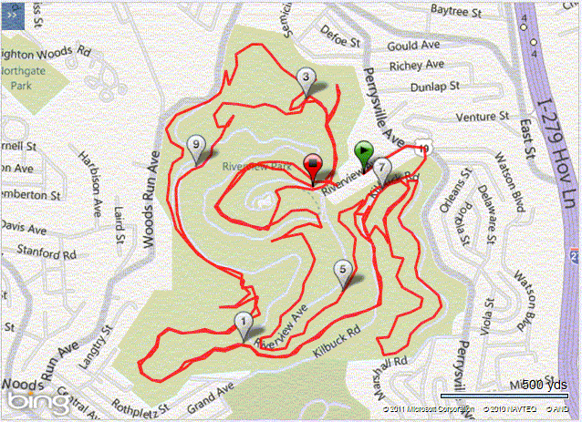 Riverview Park Trail Map Pittsburgh Trail Running: Riverview Park - Second Impression: Confusing