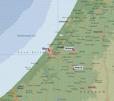Sderot Map