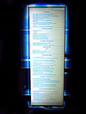 Aria's Menu for Skybox Cafe