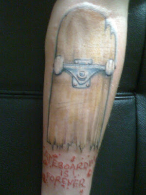 skateboard tattoo picture on sleeve tattoos with word tattoo