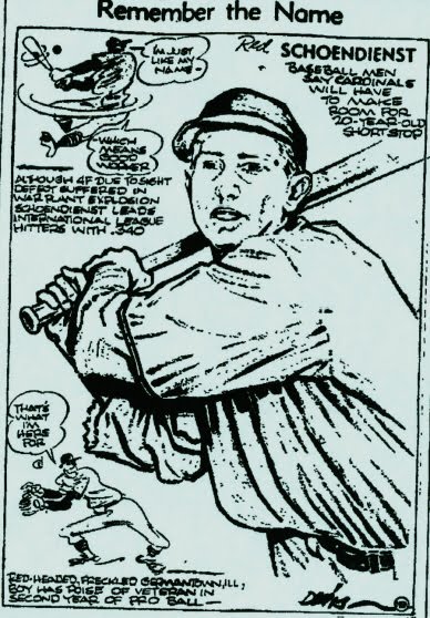 September 1943...Red Schoendienst