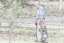 My grandfather & son taking a walk 3-28-08