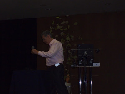 Andreas Cohen, huvudarrangör och spindel i nätet av I-com 2008 Barcelona