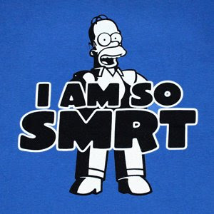 Homer - I am so SMRT Homer - I am so SMRT