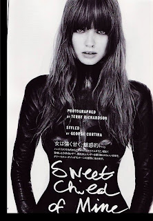 Abbey Lee Kershaw by Terry Richardson for Vogue Nippon Abbey Lee Kershaw by Terry Richardson for Vogue Nippon