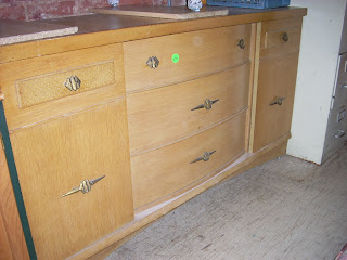 Uhuru Furniture Collectibles 1950 S Oak Buffet 75