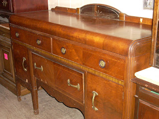 Uhuru Furniture Collectibles 1930s Waterfall Style Dining Room