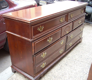 Uhuru Furniture Collectibles Traditional Cherry Color Wood