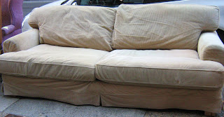Uhuru Furniture Collectibles Wide Whale Corduroy Tan Ikea Couch