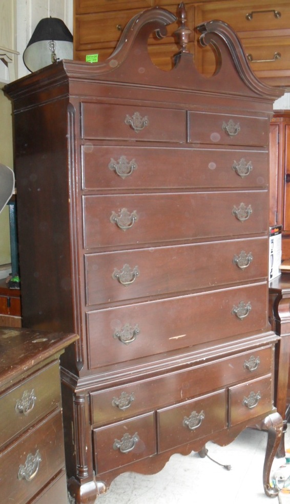 Uhuru Furniture Collectibles Mahogany Dresser Set Sold