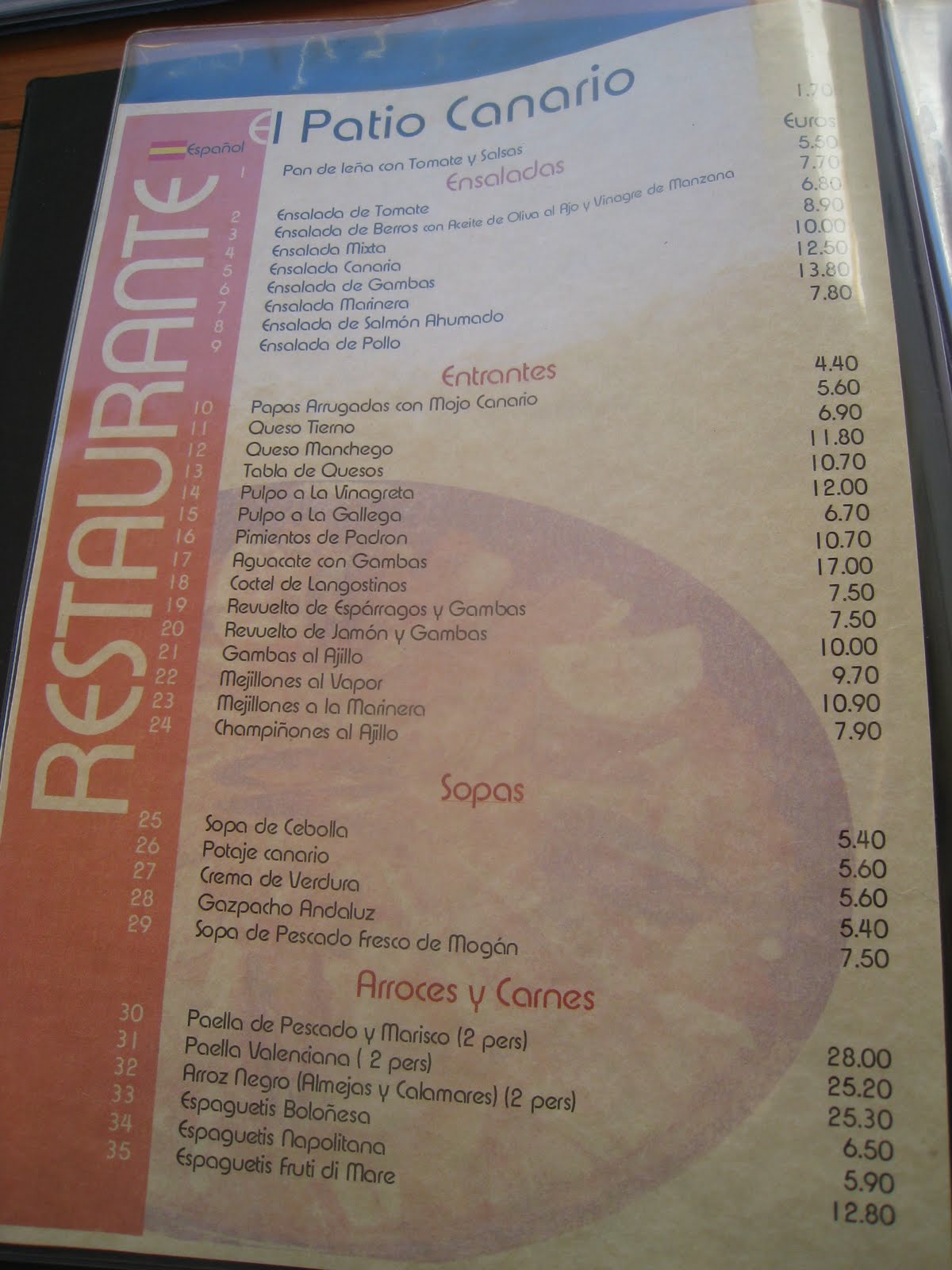 dalpescatore Restaurante patio canario