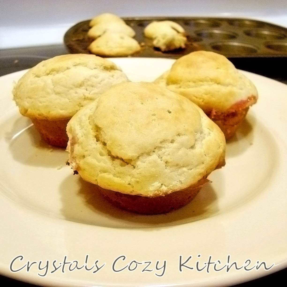 Crystal's Cozy Kitchen Fruit Cheesecake Muffins