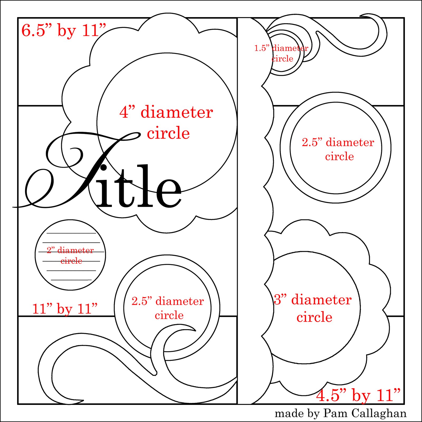 ideas for scrapbookers flower swirl template swirl template