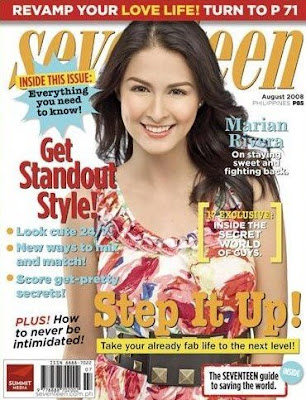 Marian Rivera on Seventeen Magazine Cover Marian Rivera on Seventeen Magazine Cover