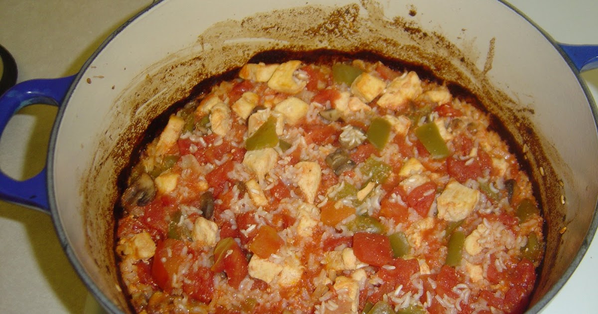 Ashley Cooks! Mom's Chicken, Rice, Tomato Dish