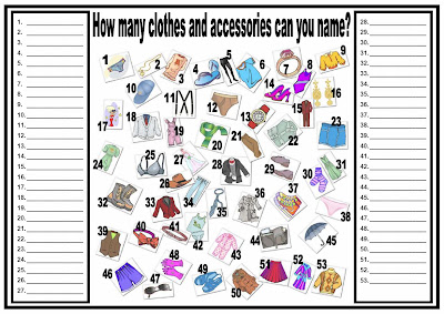 Clothes and Accessories (NAMING) Clothes+and+Accessories+Naming