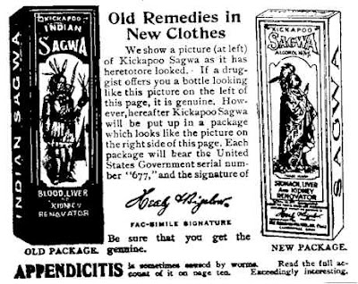 Kickapoo Indian Sagwa advertisement