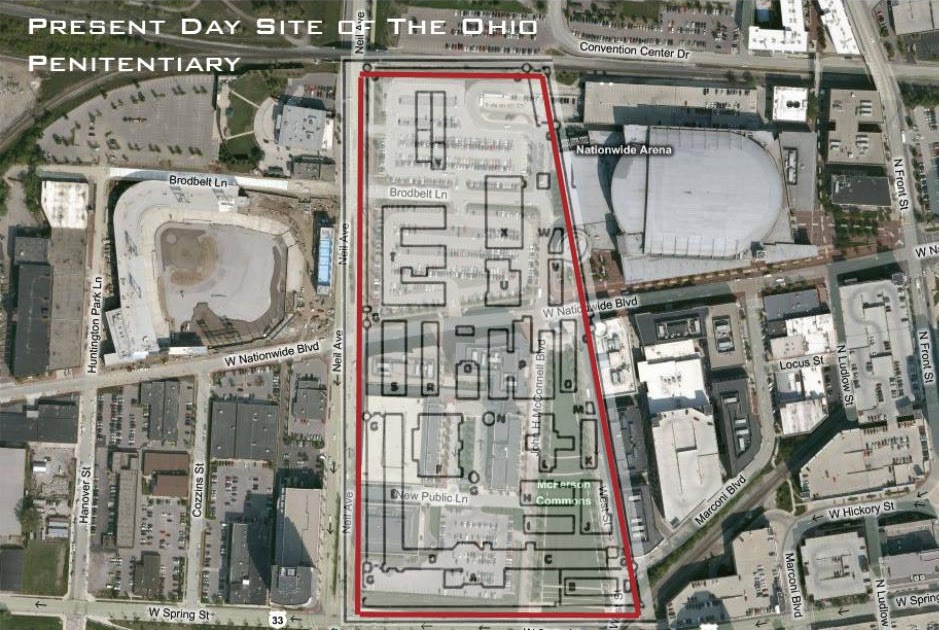 Old Ohio Penitentiary Present Day Site