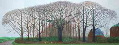 David Hockney - Bigger Trees Near Warter (2007)