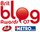 Best of Brit Blog Awards logo (2007)