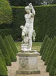 Statue in Ham House Garden - Photo: Derek Croucher (enhanced detail)
