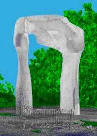 Henry Moore - The Arch (1980) I.C. enhanced