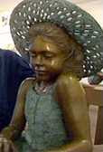 Desmond Fountain FRBS - Bronze Statue of Girl